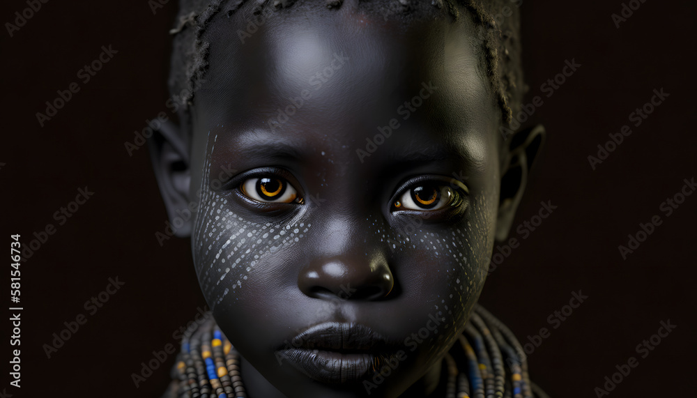African Tribal Face Painting African Tribal Face Painting
