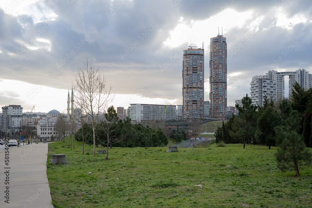 Fototapeta premium Downtown city Istanbul