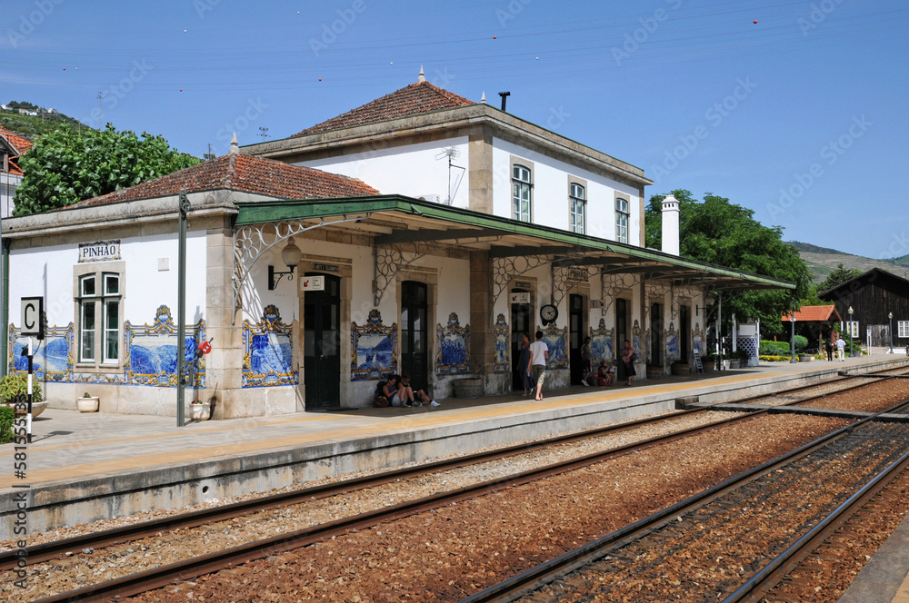 Portugal, the old historical station of Pinhao