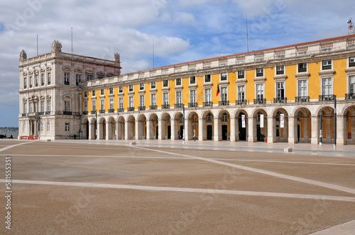 Portugal, the Praca do Comercio in Lisbon