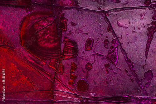purple glass background, generative ai