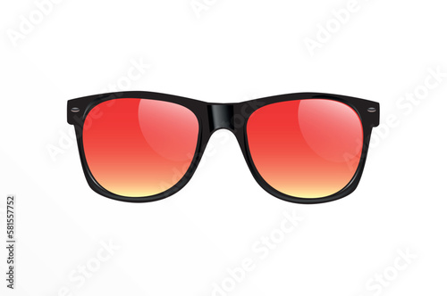 Classic Vintage Sunglasses Realistic Isolated Vector Illustration Classic Vintage Sunglasses Realistic Isolated Vector Illustration