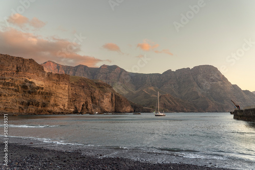 Port of Las Nieves in Gran Canaria, Canry islands