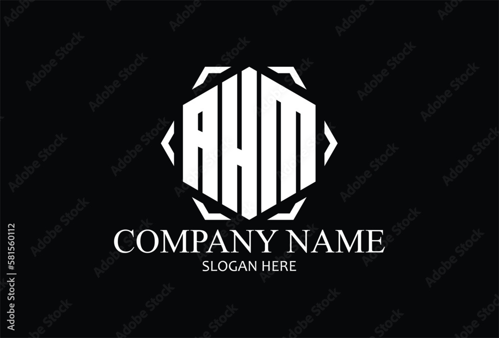 AHM Monogram Logo Design Best Monogram Logo Design Company Logo Vectors ...