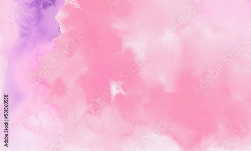 delicate violet pink watercolor background © Anna Kobzar