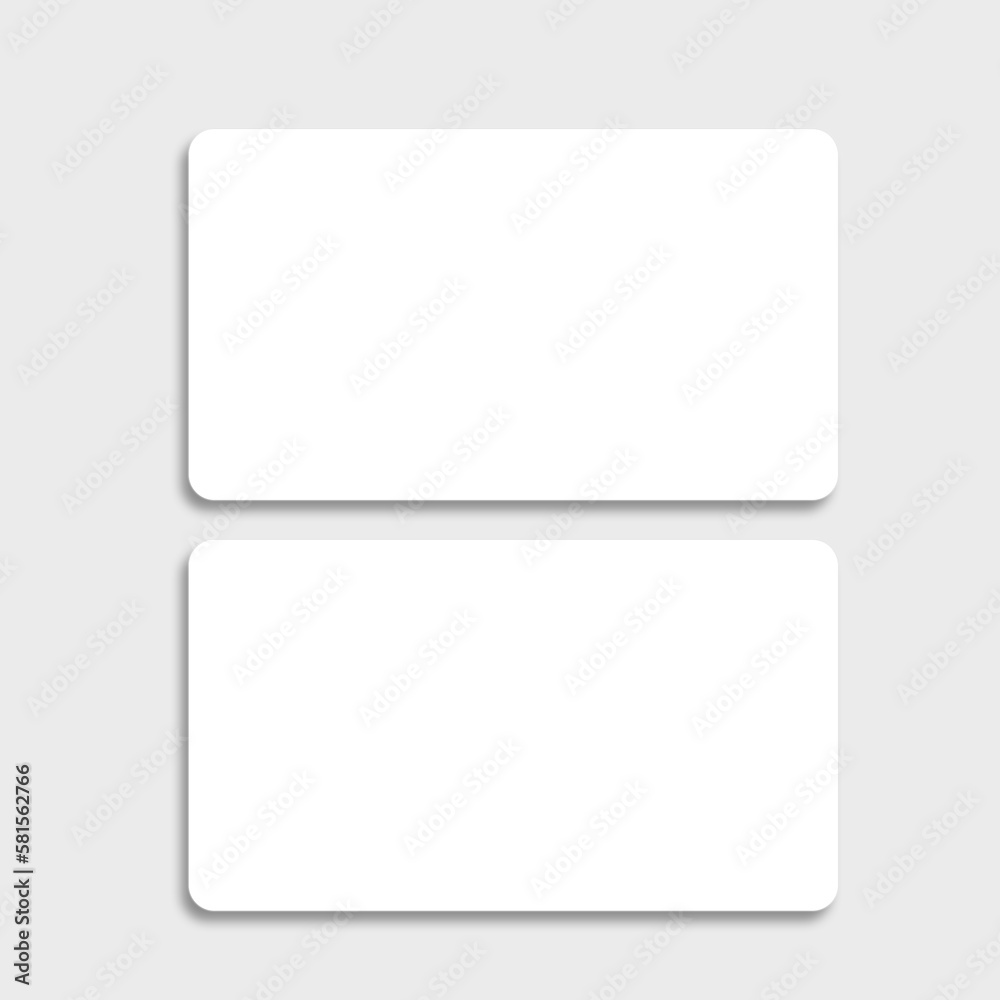 Minimal white business card clean modern mockup Minimal white business card clean modern mockup