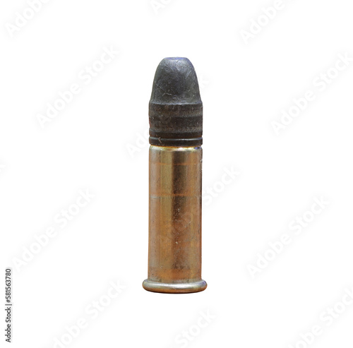 фотографія 22 lr  caliber bullet on transparent background