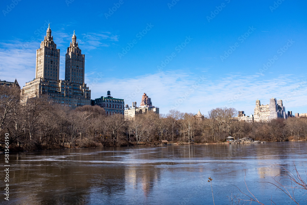 Shot of the San Remo from Central Park in Manhattan, New York City Shot of the San Remo from Central Park in Manhattan, New York City