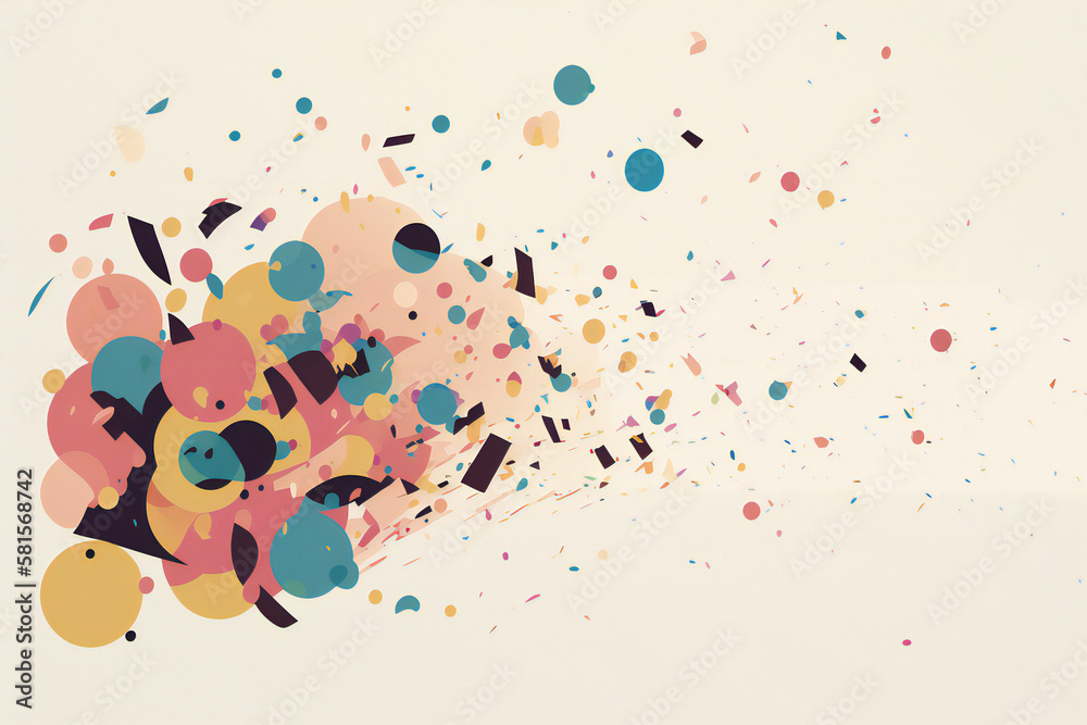 Obraz premium abstract colorful background for celebration