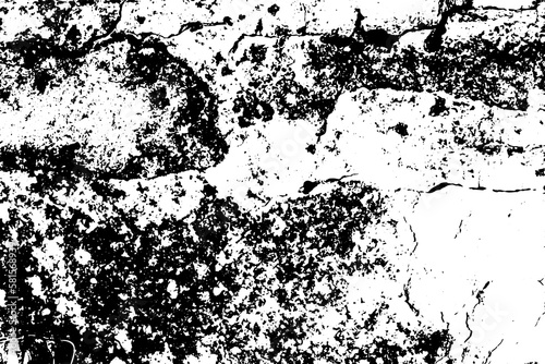 Wallpaper Mural Rustic grunge texture with grain and stains. Abstract noise background. PNG graphic illustration with transparent background. Torontodigital.ca
