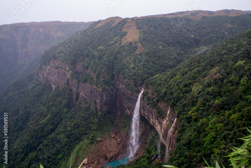 Nohkalikai Waterfalls Cherrapunji, Meghalaya photo