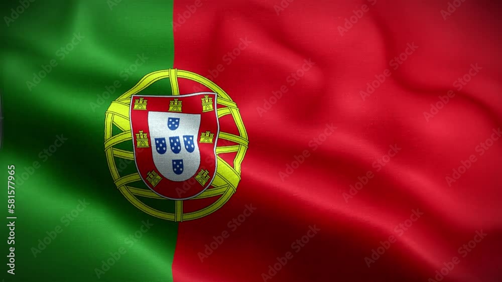 4K Textured Flag of Portugal Animation Stock Video - Portuguese Flag Waving in Loop - Highly Detailed Portugal Flag Stock Video 4K Textured Flag of Portugal Animation Stock Video - Portuguese Flag Waving in Loop - Highly Detailed Portugal Flag Stock Video
