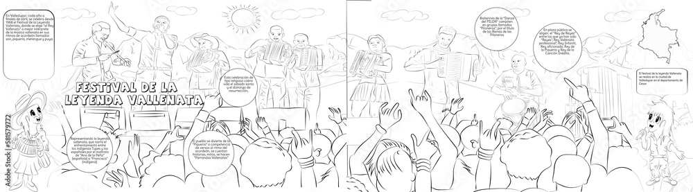Festival de la leyenda vallenata dibujo Festival de la leyenda vallenata dibujo