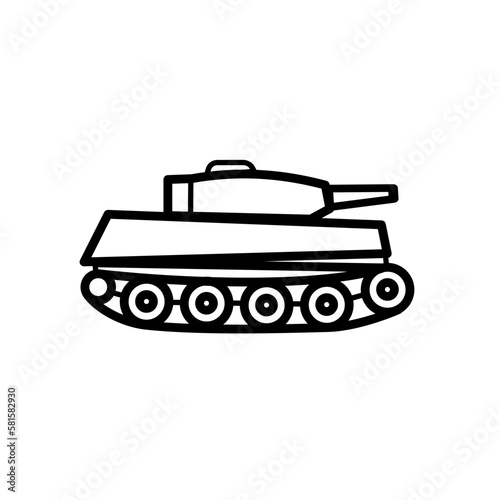  tank -vector icon