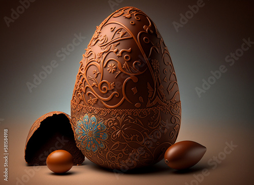 Easter is coming and nothing better than celebrating with lots of chocolate. Eggs, worlds of chocolate, everything for you to choose from and enjoy these images. photo