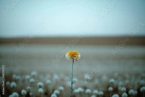 Close up flower in the field © Nataliia