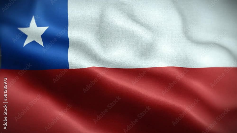 4K Textured Flag of Chile Animation Stock Video - Chilean Flag Waving in Loop - Highly Detailed Chile Flag Stock Video 4K Textured Flag of Chile Animation Stock Video - Chilean Flag Waving in Loop - Highly Detailed Chile Flag Stock Video