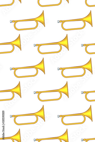 Trumpet instrument pattern