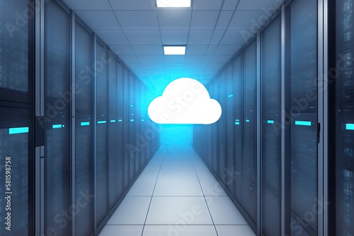 Cloud computing - data center- generative AI