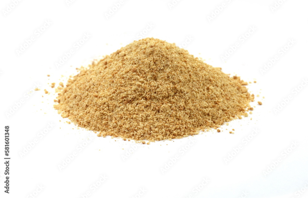 Ground biscuits isolated on white background. Ground biscuits isolated on white background.