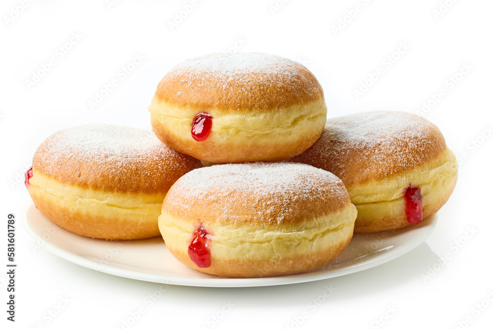 freshly baked jelly donuts freshly baked jelly donuts