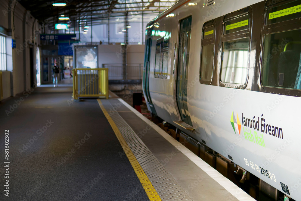 Limerick, Ireland 06.16.2022 Irish rail trains in Colbert train