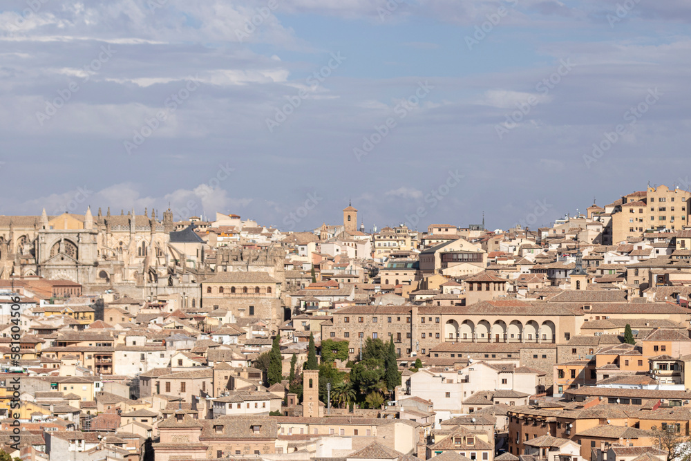 The Medieval City of Toledo in All Its Splendor, Showcasing Its Ancient Walls, Narrow Streets and Enchanting Beauty