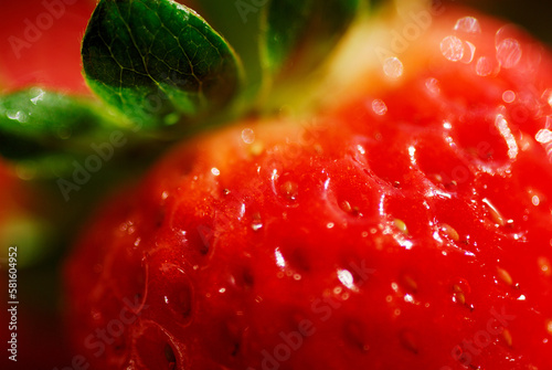 close up of strawberry
