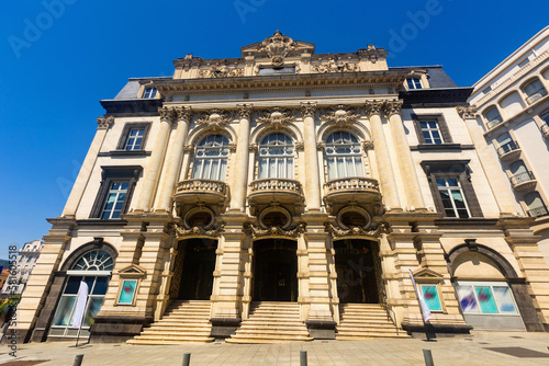 Opera house of Clermont-Ferrand during daytime. Auvergne-Rhone-Alpes region, Puy-de-Dome department of France.