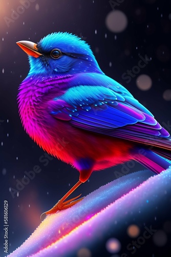 Birds Color Neon