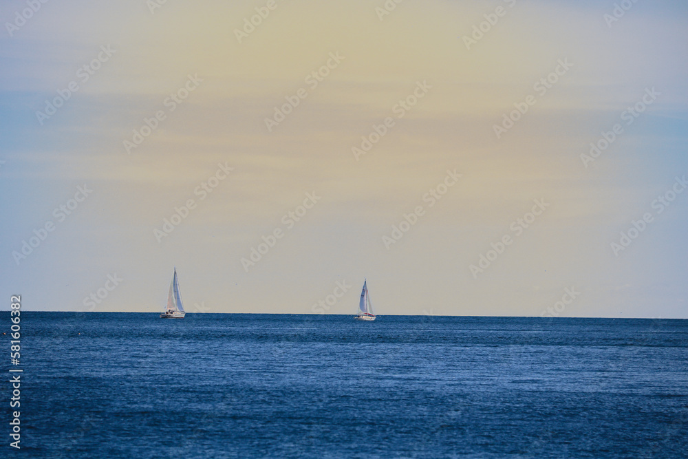 sailboat in the sea