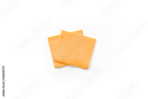 cheddar cheese isolated on white background