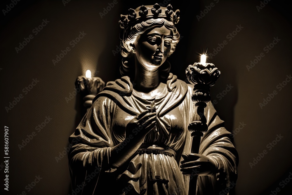 statue of a saint statue of a saint
