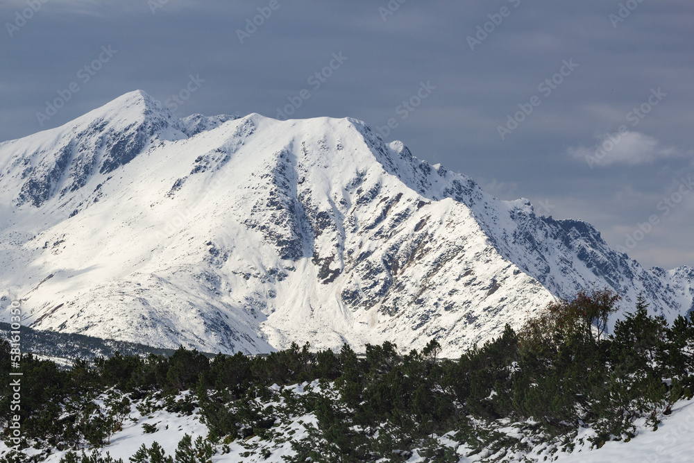 The winter Tatra Mountains