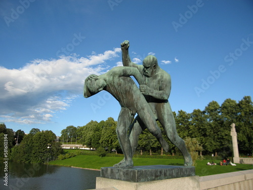 The Vigeland Park, Sculpture Museum in Oslo, Norway