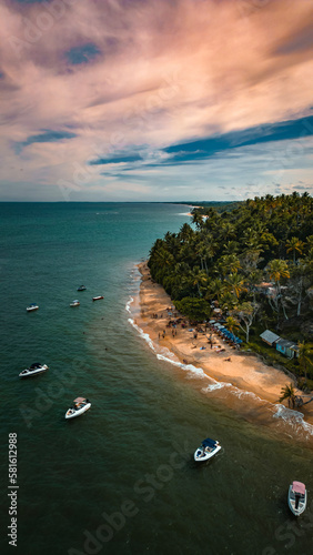 Tropical Caraíva Bahia Paisagem Natureza  Paraíso Turístico Vilarejo Férias Verão Praia Satu Rio Mar Comunidade Litorânea Ribeirinha Porto Seguro Costa Descobrimento APA Trancoso Monte Pascoal Igreja photo