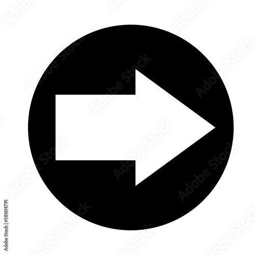 Arrow sign icon