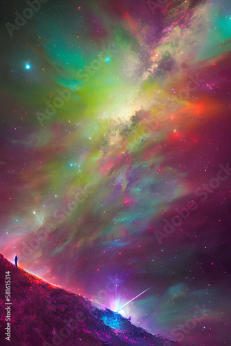 sunrise in space