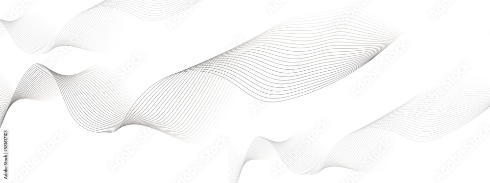 Abstract wave lines dynamic flowing colorful light isolated background. illustration design element in concept of music, party, technology, modern, wallpaper, business card, banner, flyers, book cover