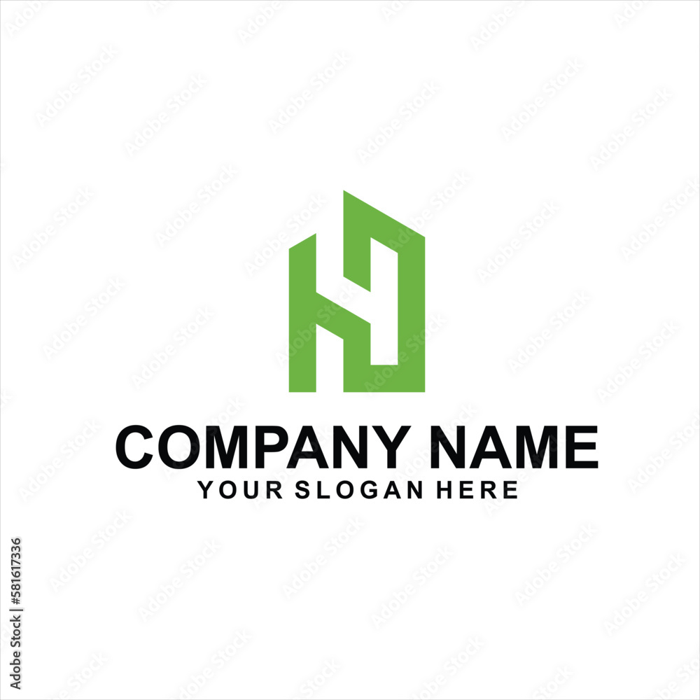 letter H home logo vector letter H home logo vector