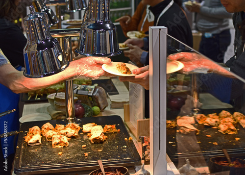 Cheft and promoters play a crucial role in product sampling at trade shows