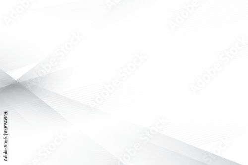 Abstract  white and gray color  modern design background with geometric shape. Vector illustration.