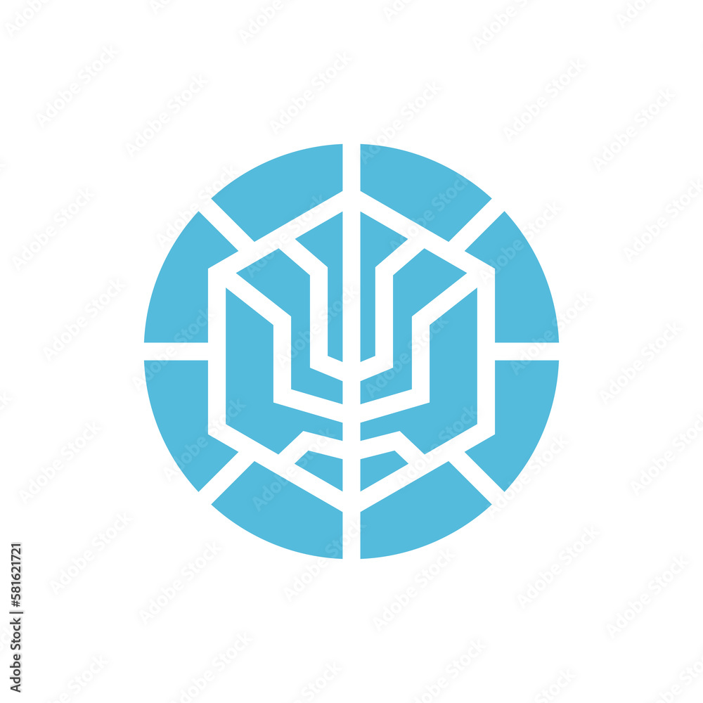 Abstract tech logo design, futuristic technology logo icon Abstract tech logo design, futuristic technology logo icon