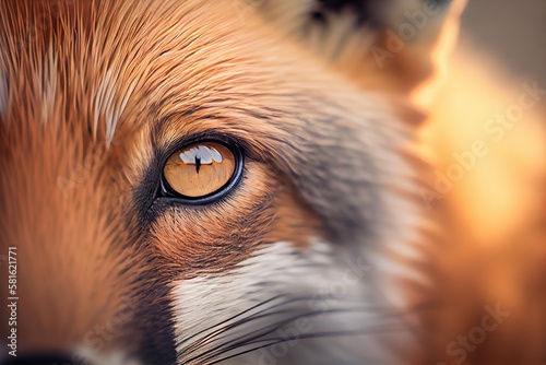 close up of a fox