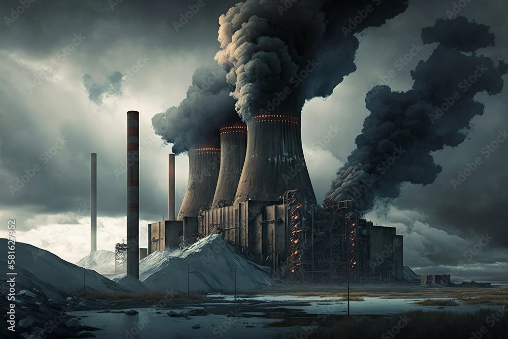 Ilustrace „Coal power plants and greenhouse gas emissions A call for