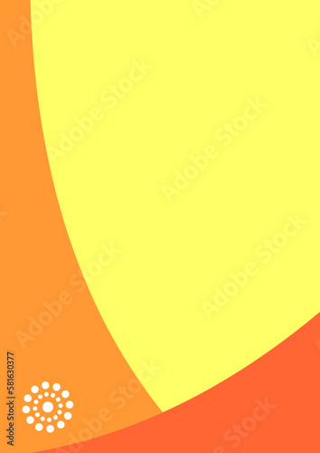 abstract background with orange