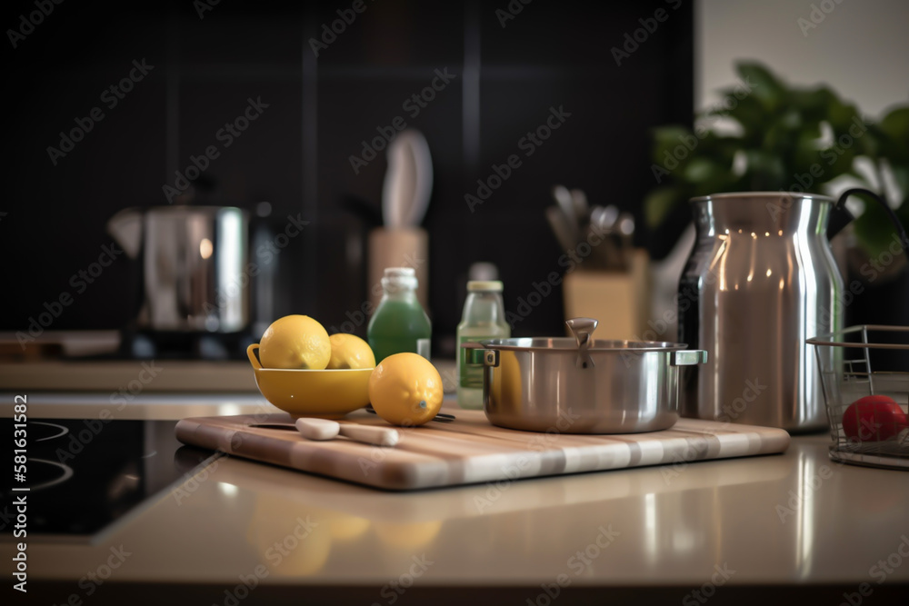 Kitchen background, generative ai Kitchen background, generative ai