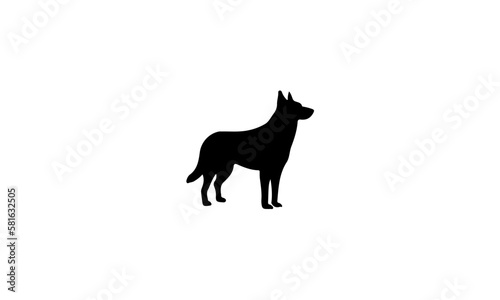 wolf silhouette vector