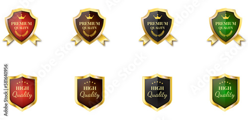 Set of Premium High-Quality Labels for product promotion