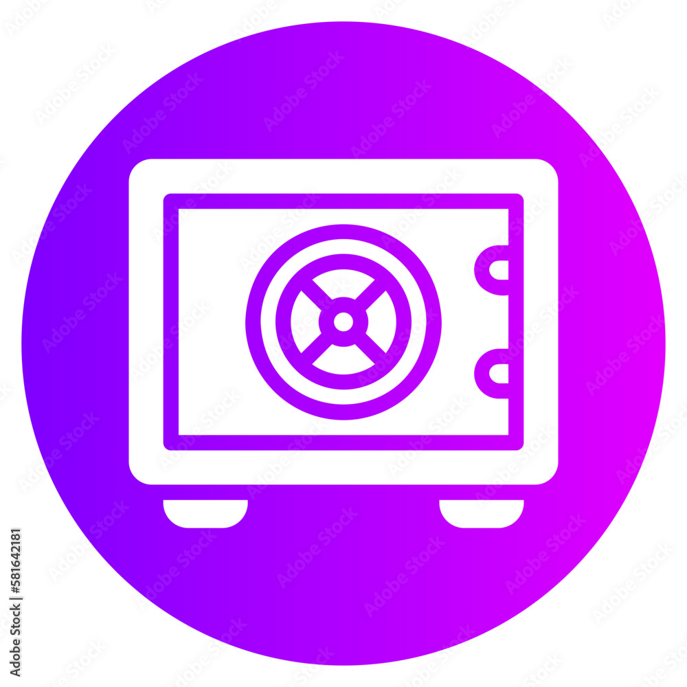 deposit box gradient icon deposit box gradient icon